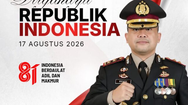 Kepala Kepolisian  Resor Sumbawa Barat Mengucapkan Selamat HUT RI ke-81 Tahun